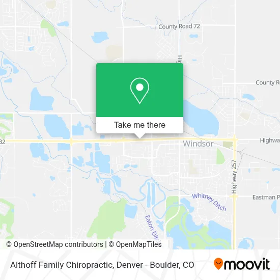 Althoff Family Chiropractic map