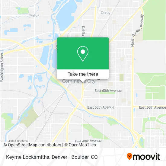 Keyme Locksmiths map