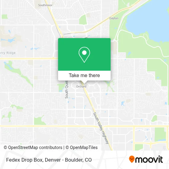 Fedex Drop Box map