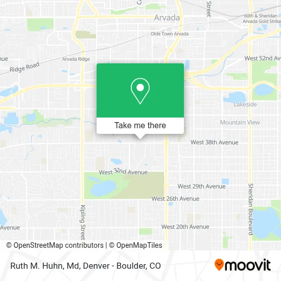 Ruth M. Huhn, Md map