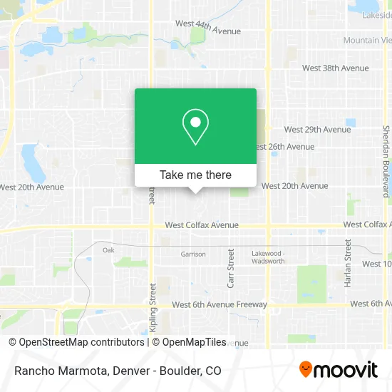 Rancho Marmota map