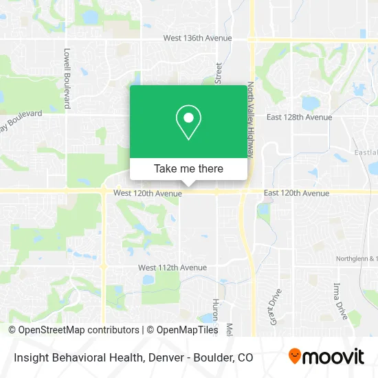 Insight Behavioral Health map
