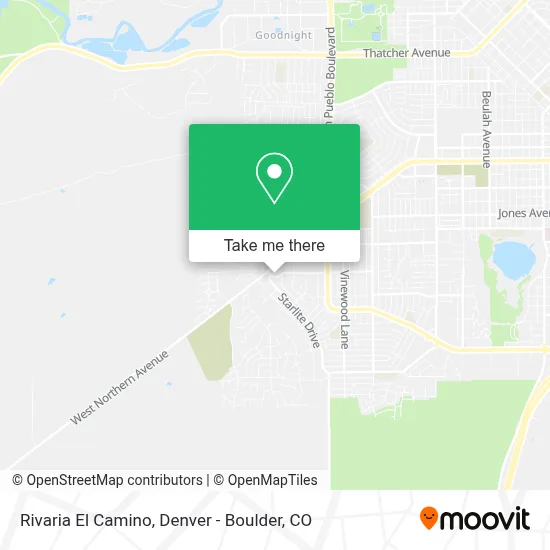 Rivaria El Camino map
