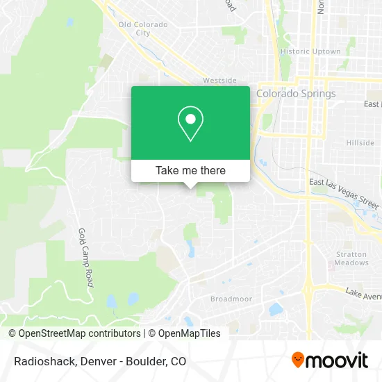 Radioshack map