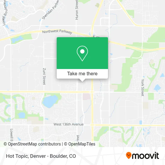 Hot Topic map