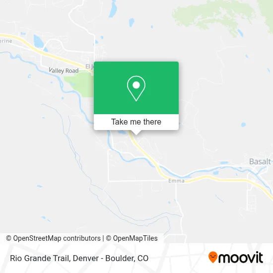 Rio Grande Trail map