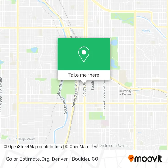 Solar-Estimate.Org map