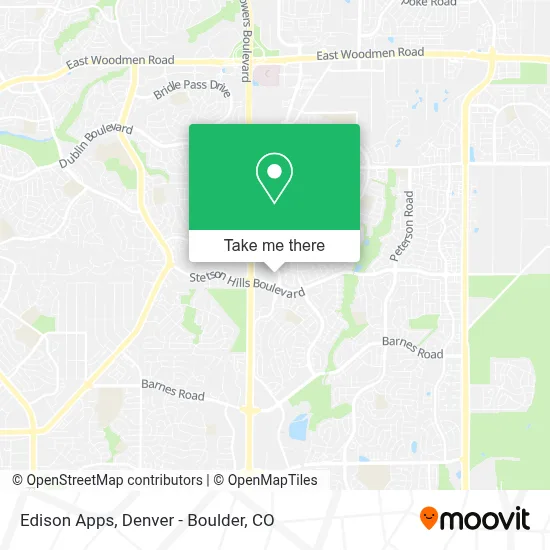 Edison Apps map