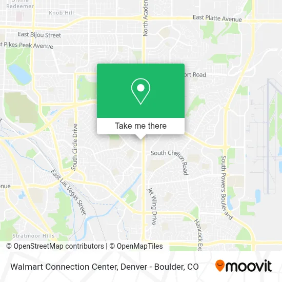 Walmart Connection Center map