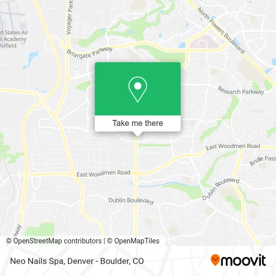 Neo Nails Spa map