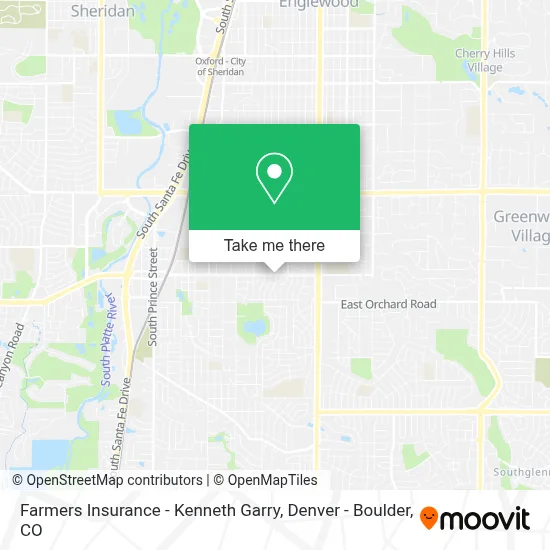 Farmers Insurance - Kenneth Garry map