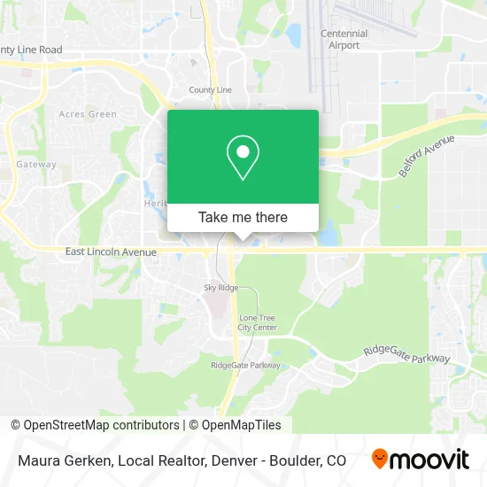 Maura Gerken, Local Realtor map