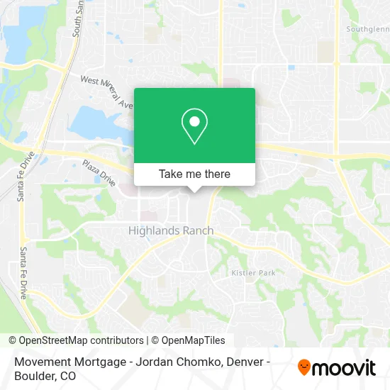 Movement Mortgage - Jordan Chomko map