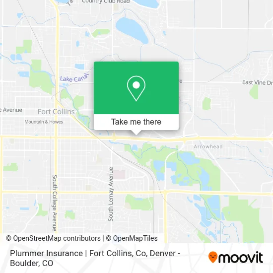 Plummer Insurance | Fort Collins, Co map