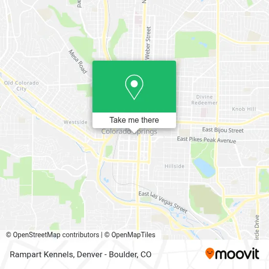 Rampart Kennels map