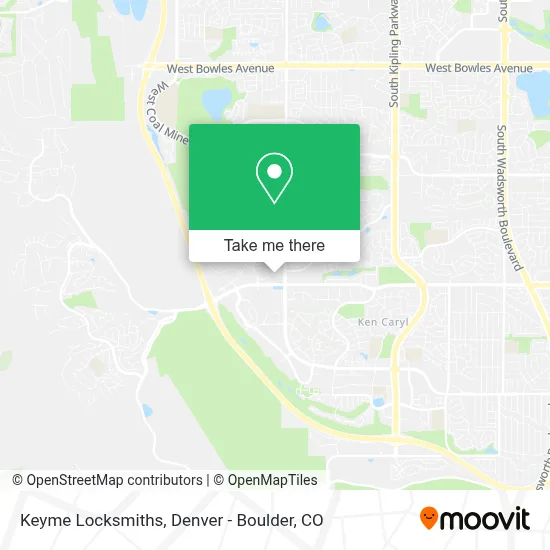 Keyme Locksmiths map