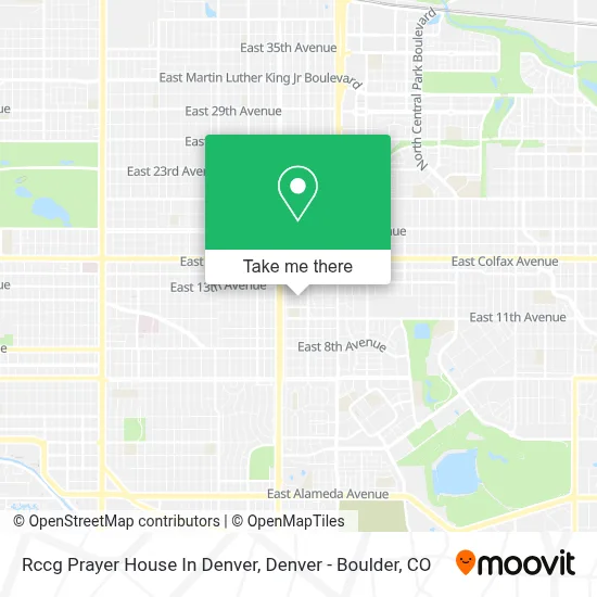 Rccg Prayer House In Denver map