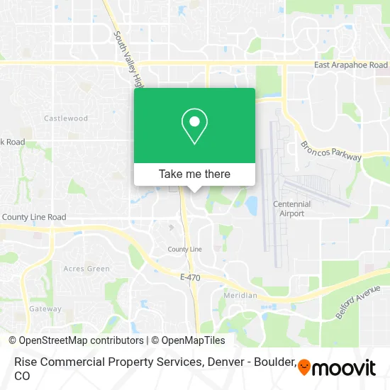 Rise Commercial Property Services map