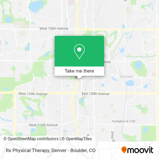 Rx Physical Therapy map