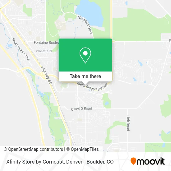 Xfinity Store by Comcast map