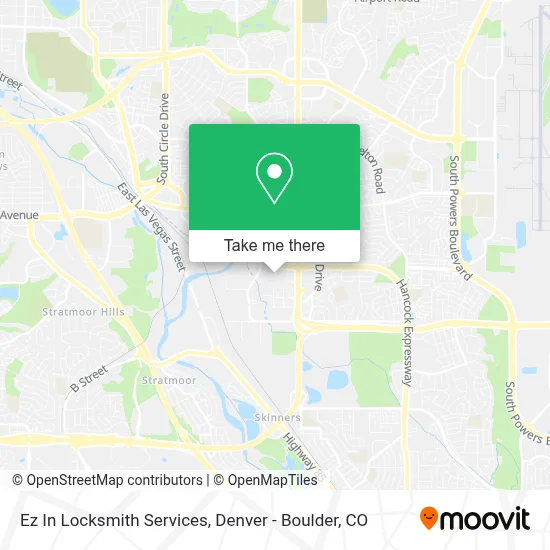 Ez In Locksmith Services map