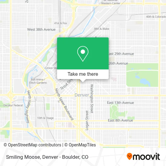 Smiling Moose map