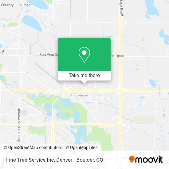 Fine Tree Service Inc map