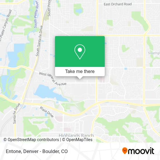 Entone map