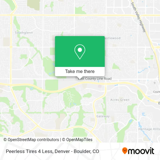 Peerless Tires 4 Less map