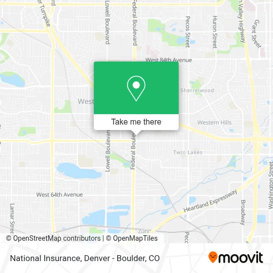 National Insurance map