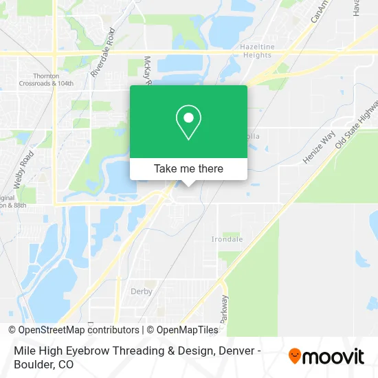 Mile High Eyebrow Threading & Design map