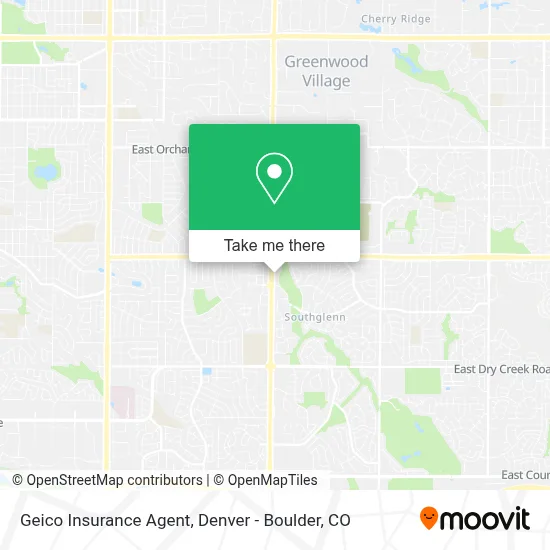 Geico Insurance Agent map
