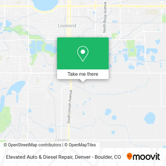 Elevated Auto & Diesel Repair map