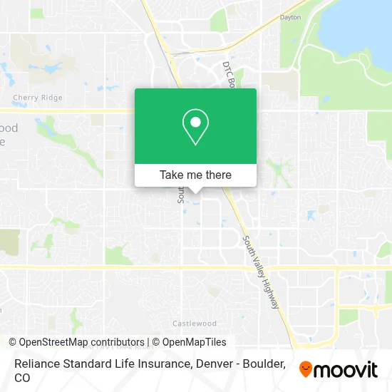 Reliance Standard Life Insurance map