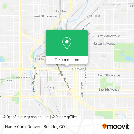 Name.Com map