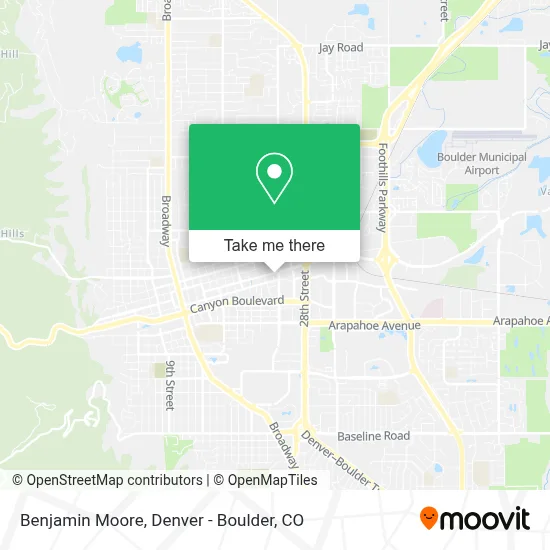Benjamin Moore map
