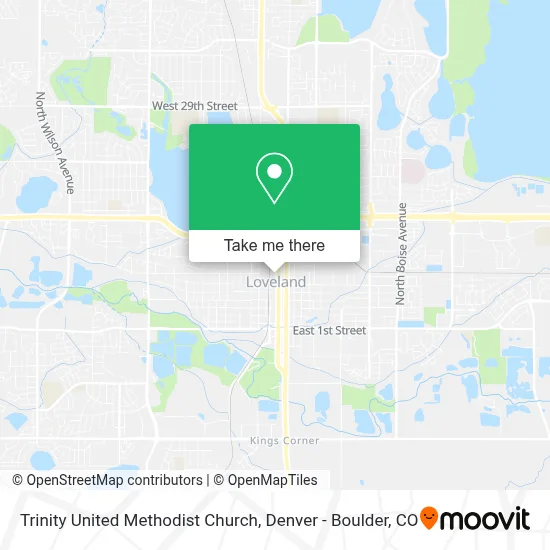 Trinity United Methodist Church map