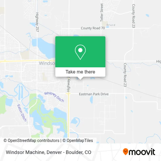 Windsor Machine map