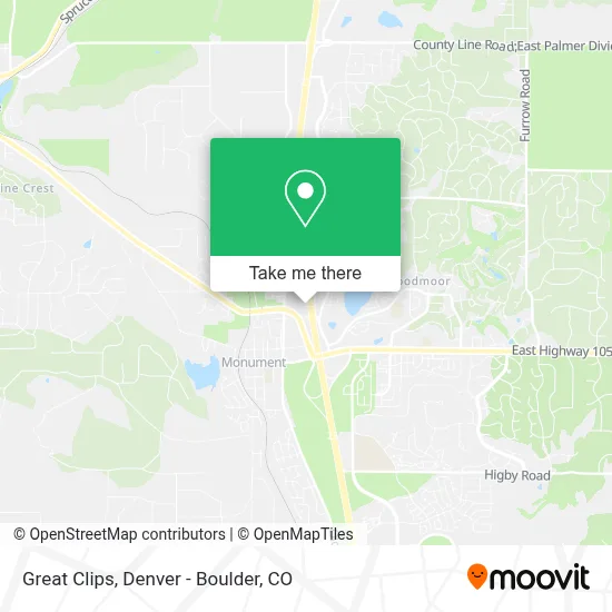 Great Clips map