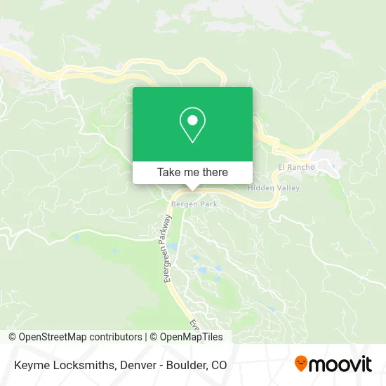 Keyme Locksmiths map