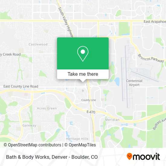 Bath & Body Works map