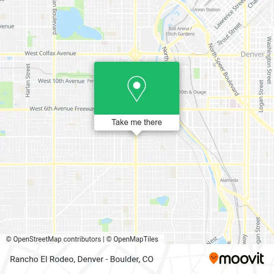 Rancho El Rodeo map