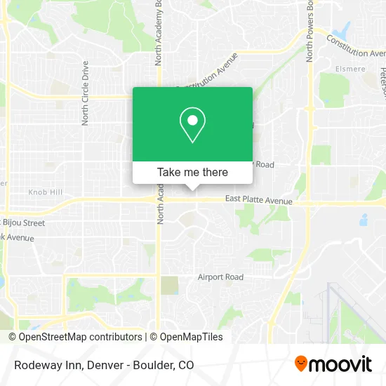 Rodeway Inn map