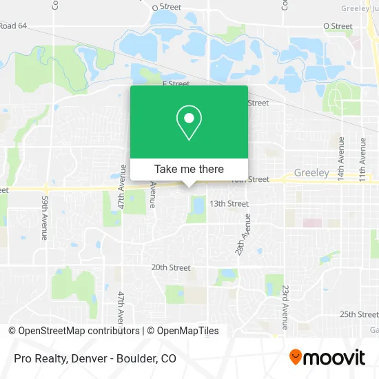 Pro Realty map