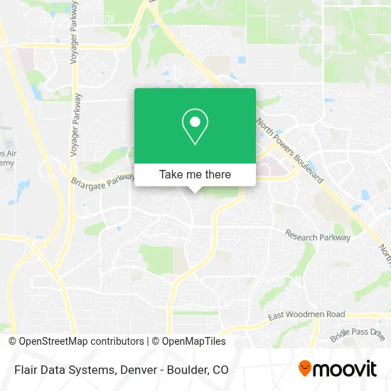 Flair Data Systems map
