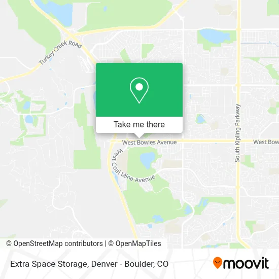 Extra Space Storage map