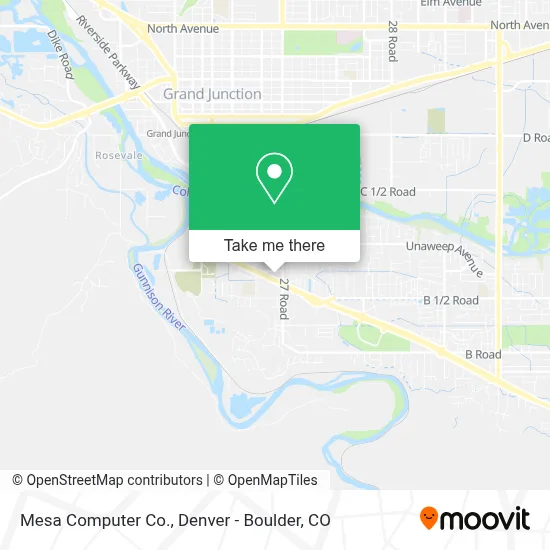 Mesa Computer Co. map