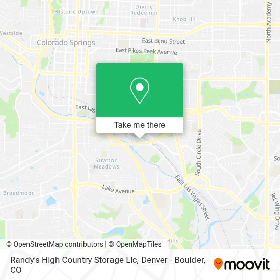 Randy's High Country Storage Llc map