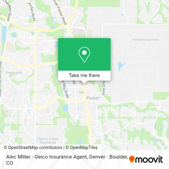 Alec Miller - Geico Insurance Agent map