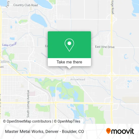 Master Metal Works map